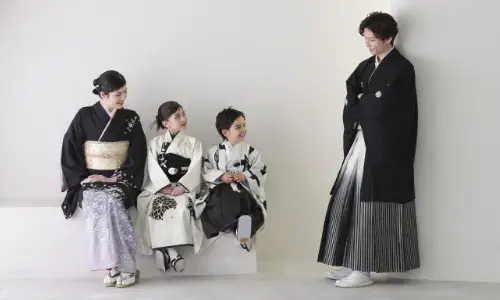七五三の家族写真