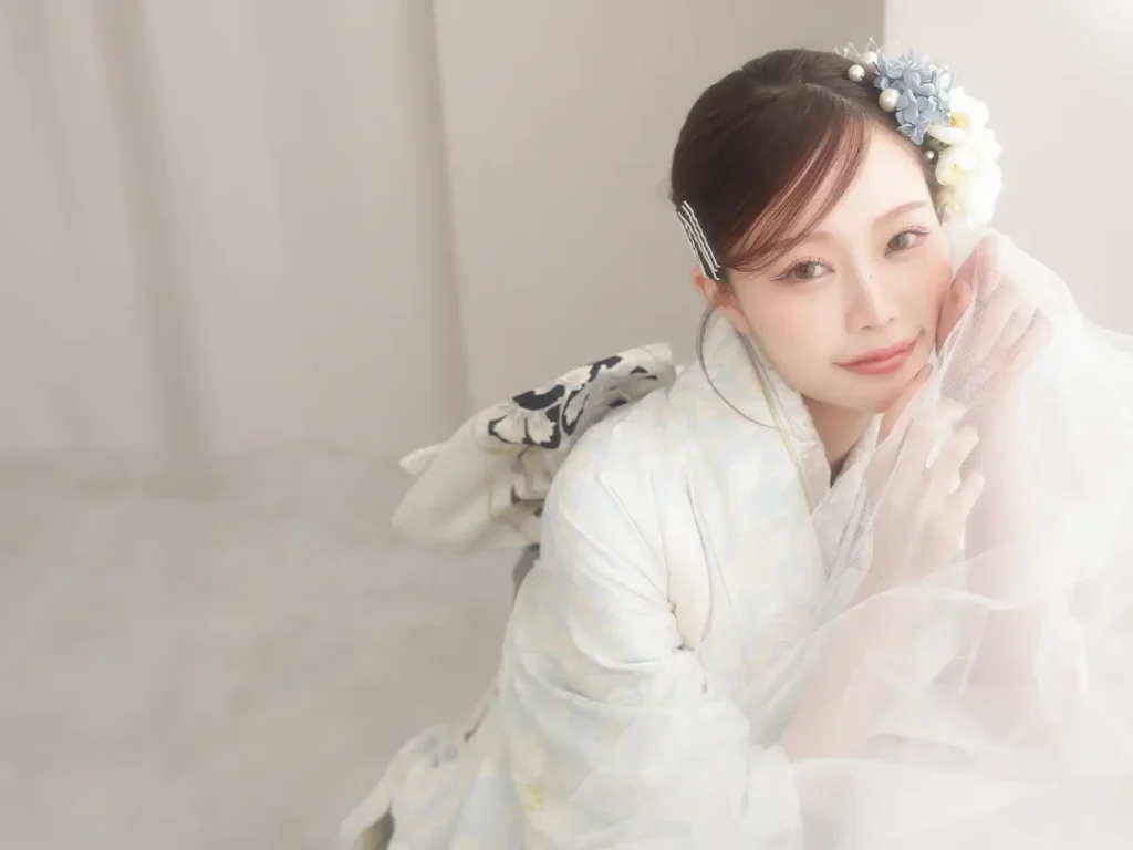 成人式撮影　ドレス