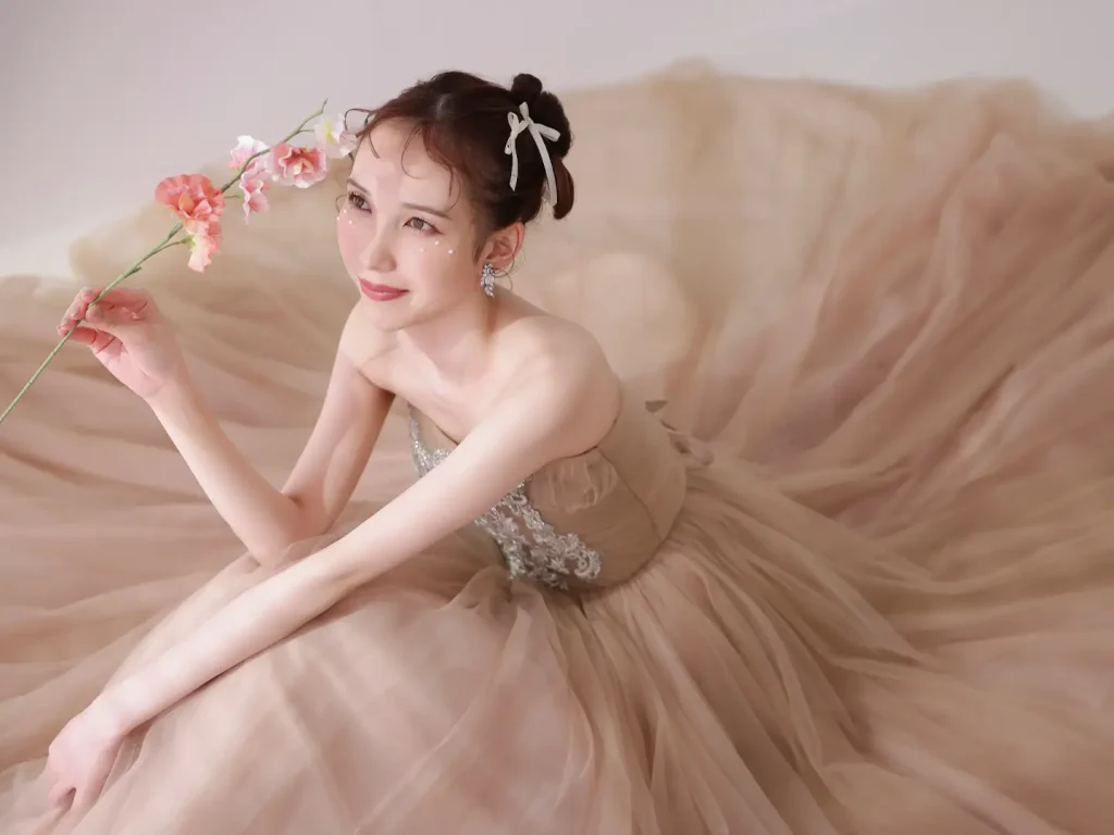 成人式撮影　ドレス